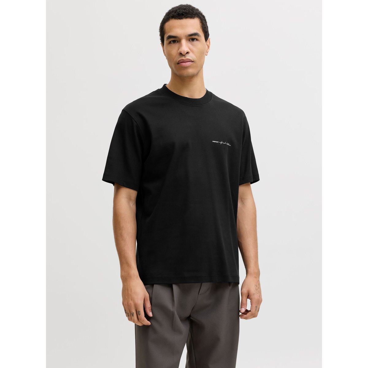 T-Shirt black 1, JACK & JONES