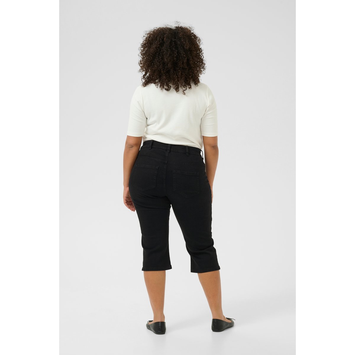 Jeans noir, KAFFE CURVE