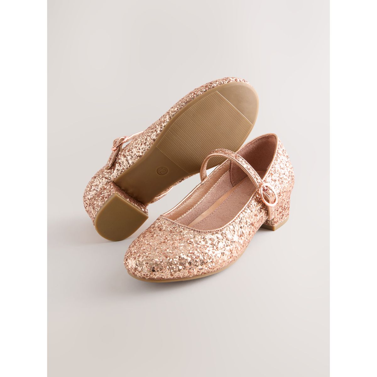 Chaussures babies à talons or rose, NEXT