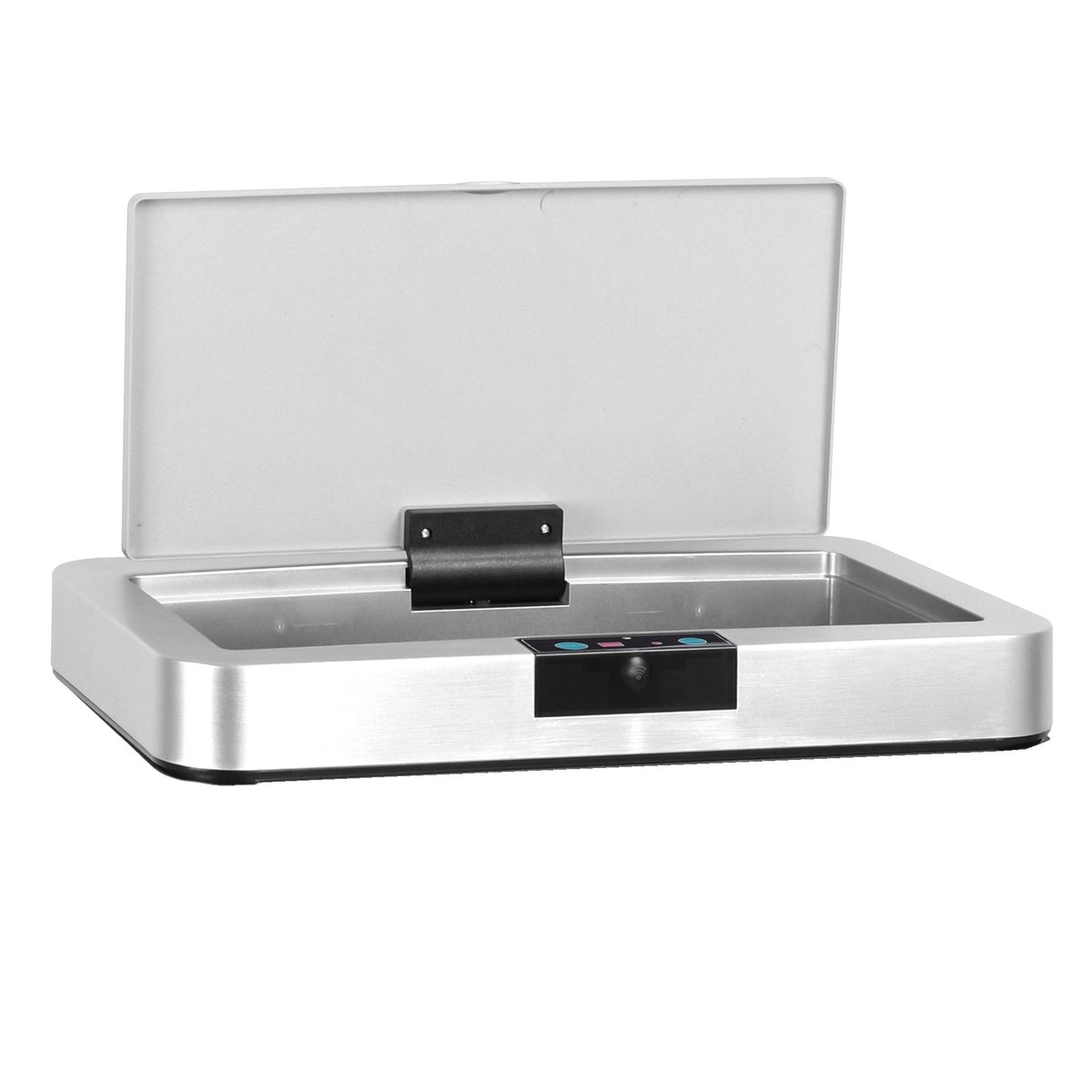 Couvercle de poubelle automatique 141 DAYTONA CHROME argent, KITCHEN MOVE