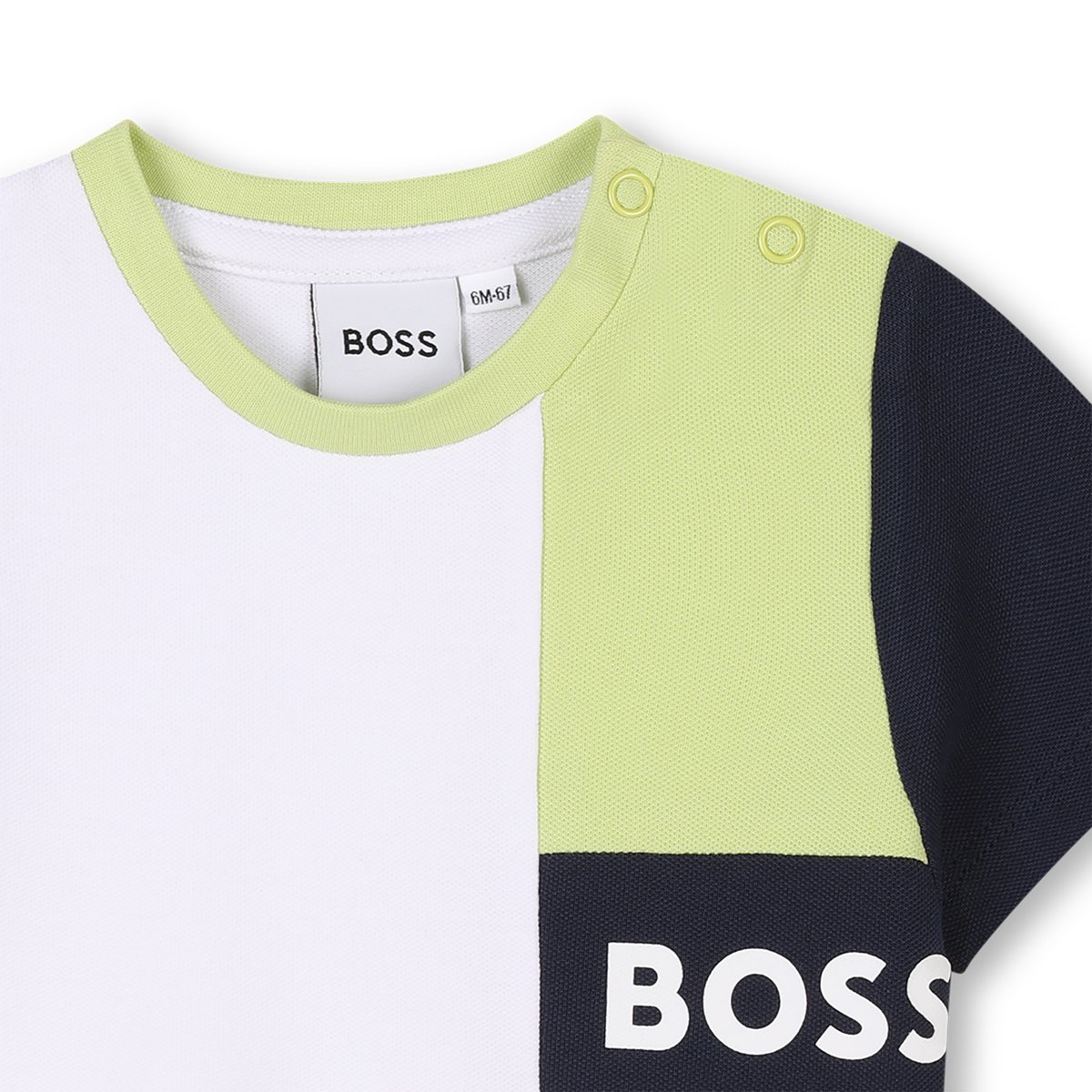 T-shirt à manches courtes blanc, BOSS KIDSWEAR