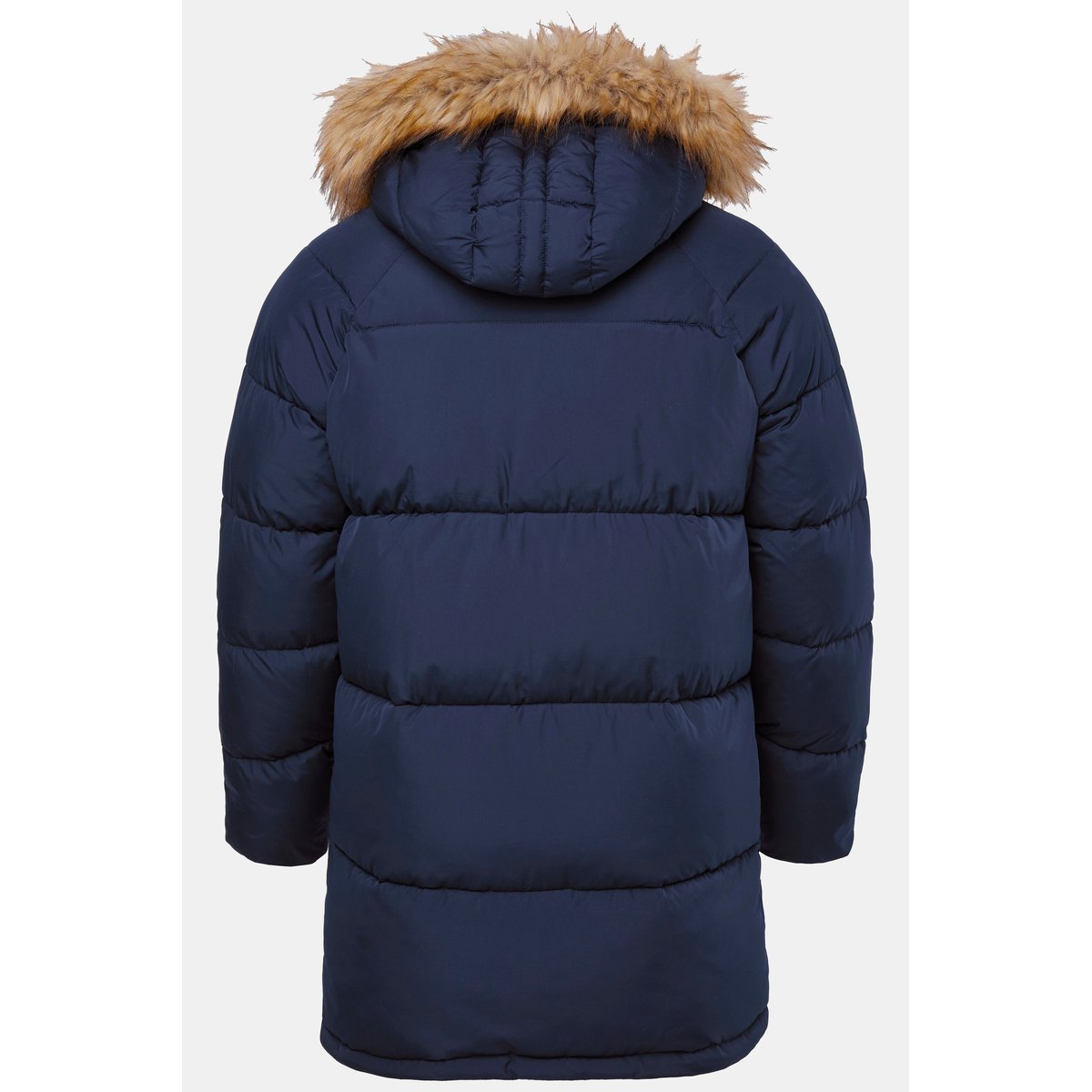Parka matelassée à capuche bleu marine, JP1880