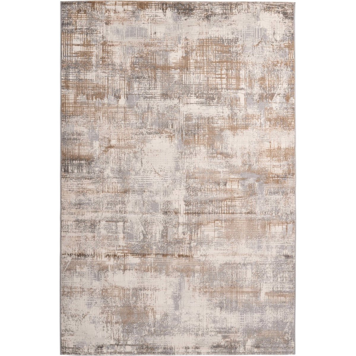 Tapis effet relief 3d, Sail taupe sable clair et gris perle, ARTE ESPINA