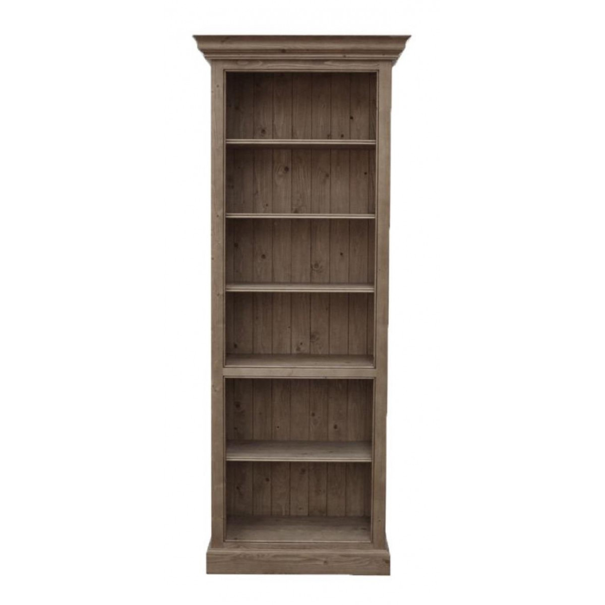 Bibliothèque 5 étagères - NATURAL marron, INTERIOR'S