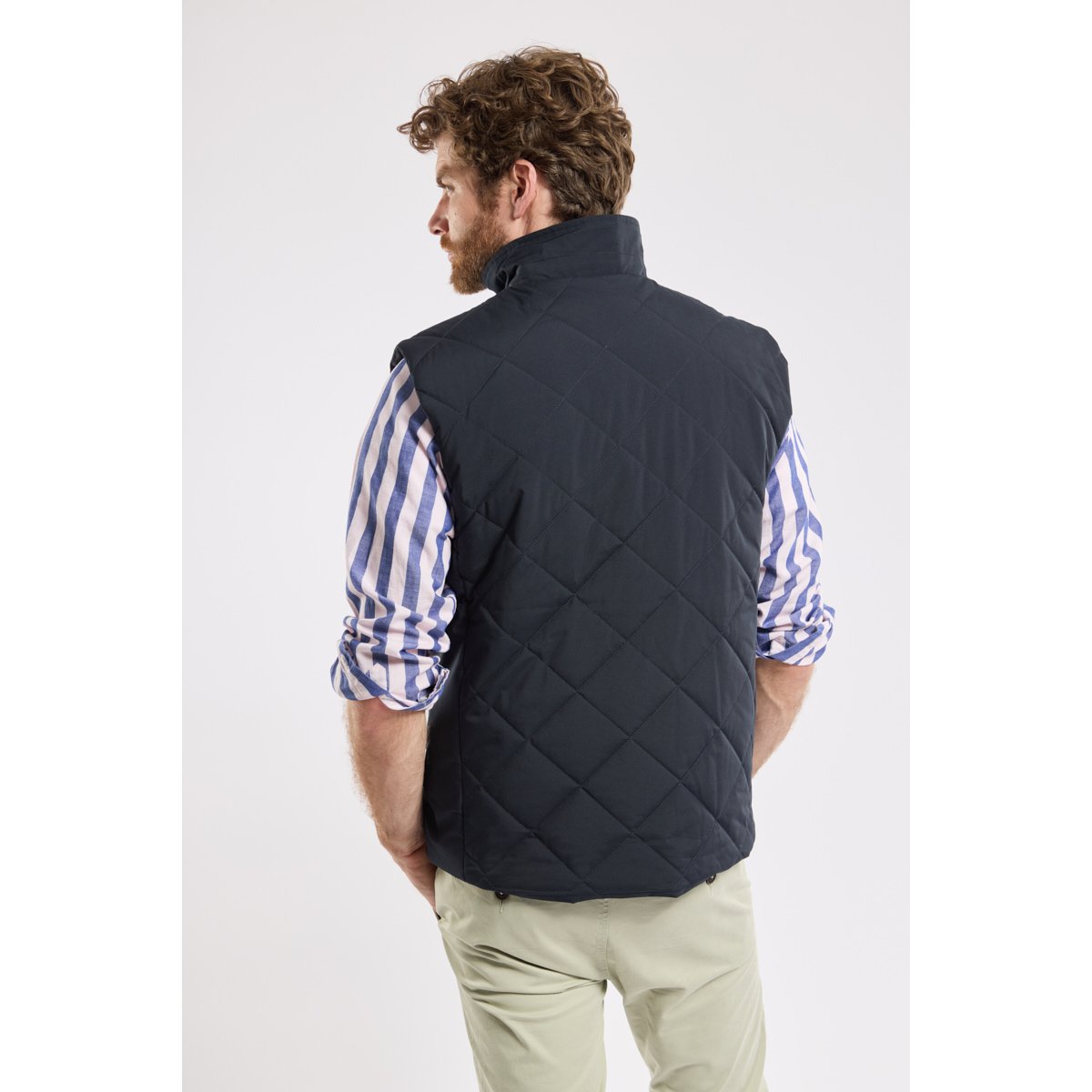Veste sans manches HERMIONE navy, BERMUDES