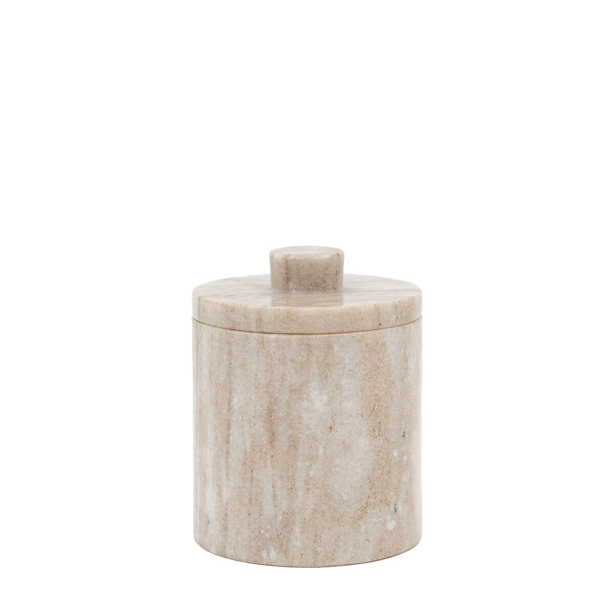 13cm Tarragona Marble Storage Jar brown , ÉDITÉ