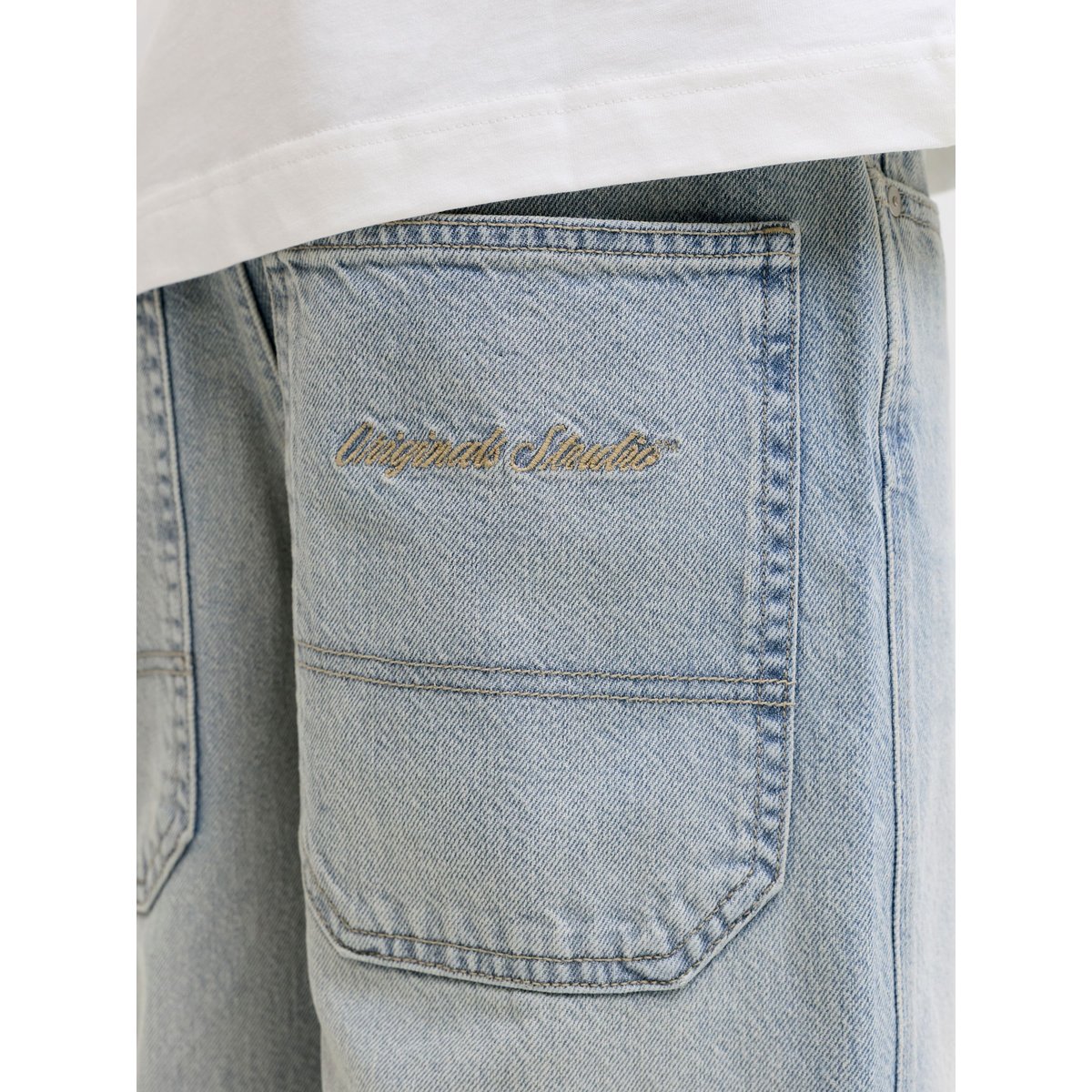Jean Baggy Fit blue denim, JACK & JONES JUNIOR