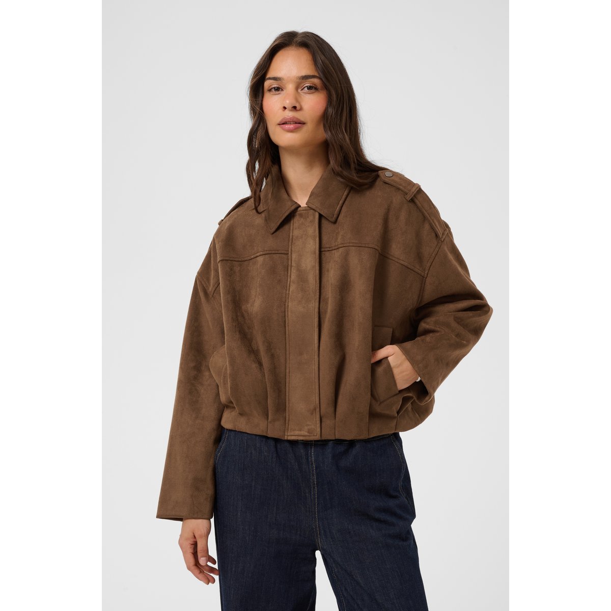Manteau marron carafe, KAFFE