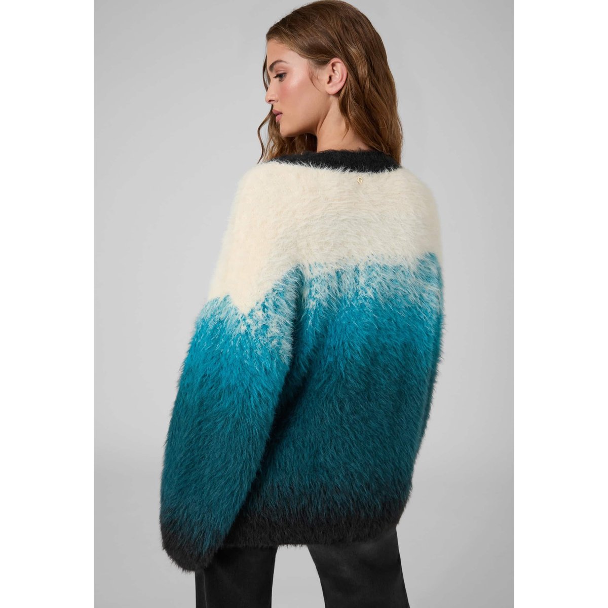Cardigan En Maille vert, GUESS