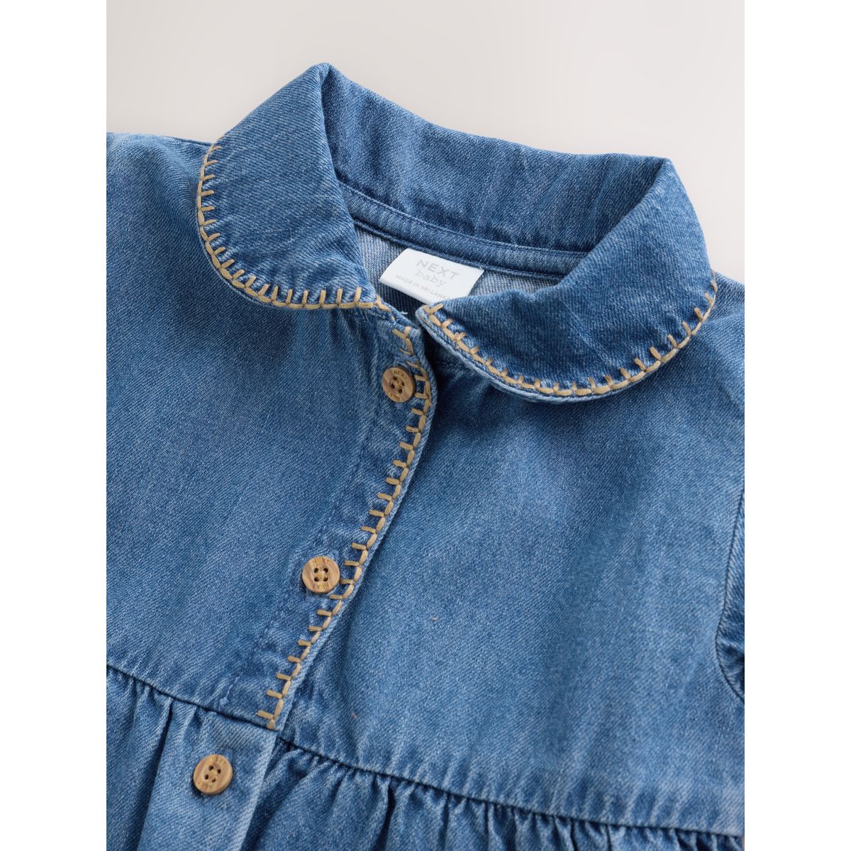 Barboteuse bébé bleu jean, NEXT