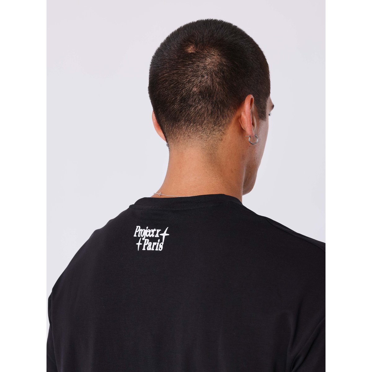 T-shirt Flower Power noir, PROJECT X