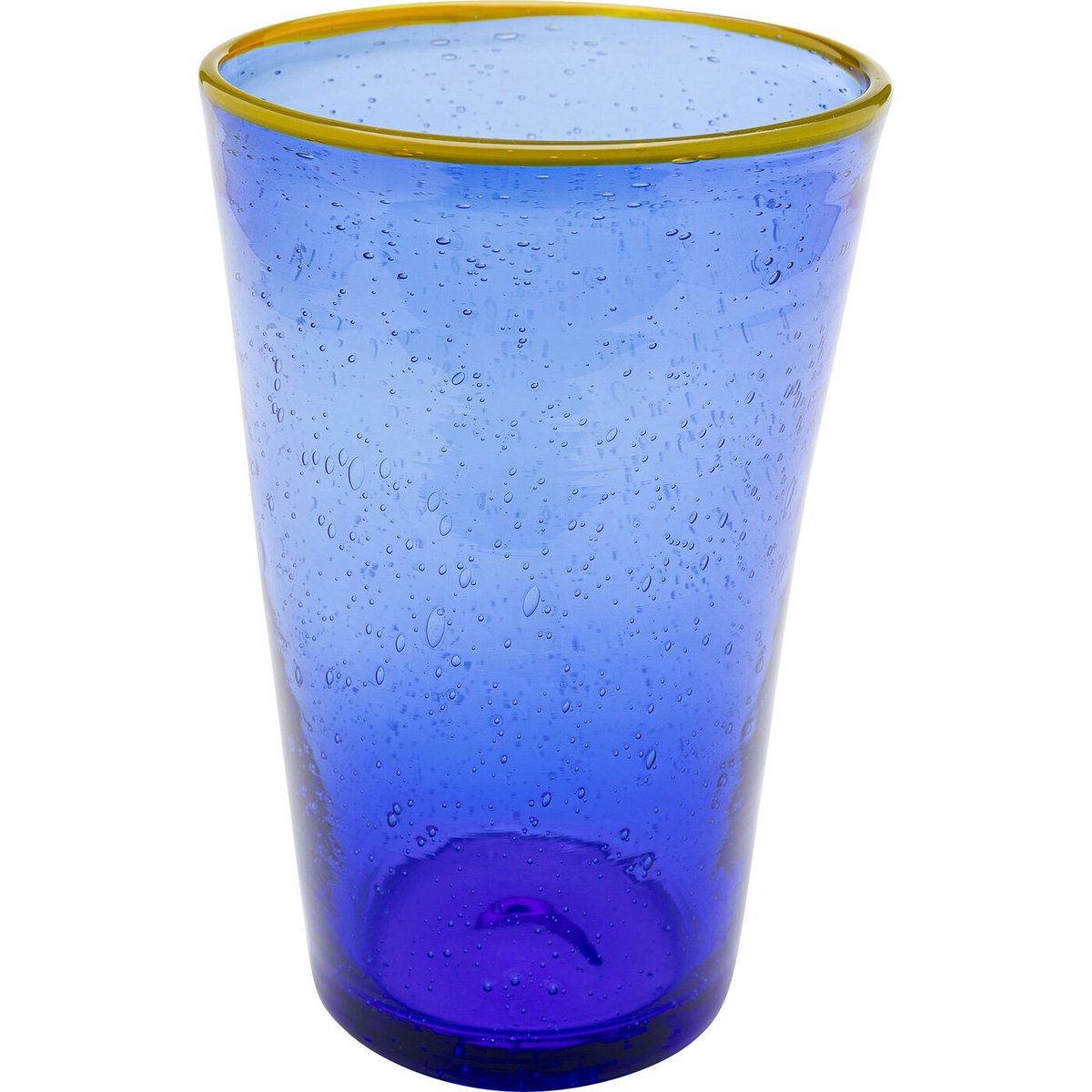 Lot de 4 verres à eau, BUBBLES bleu, KARE DESIGN