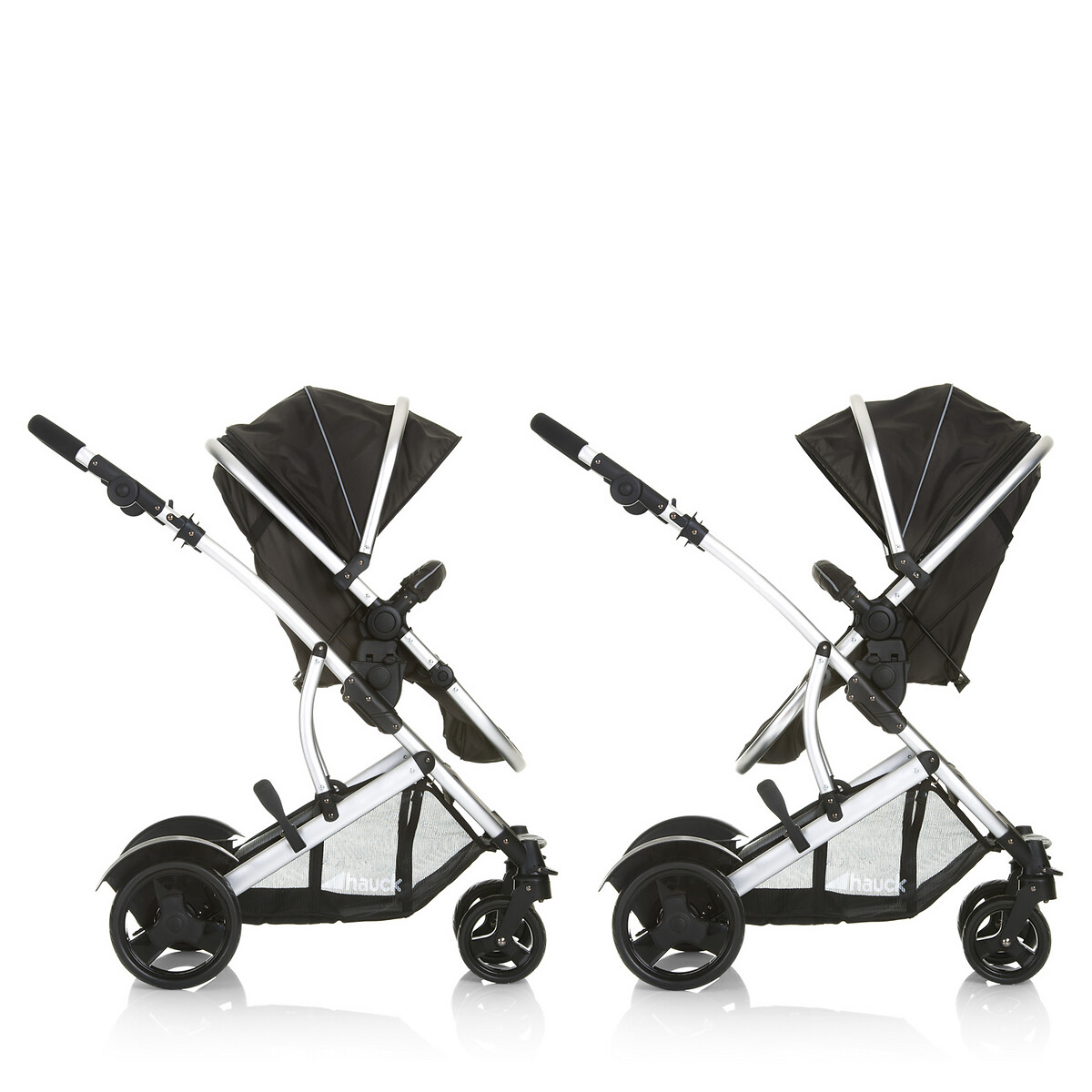 Duett 2 Stroller black, HAUCK