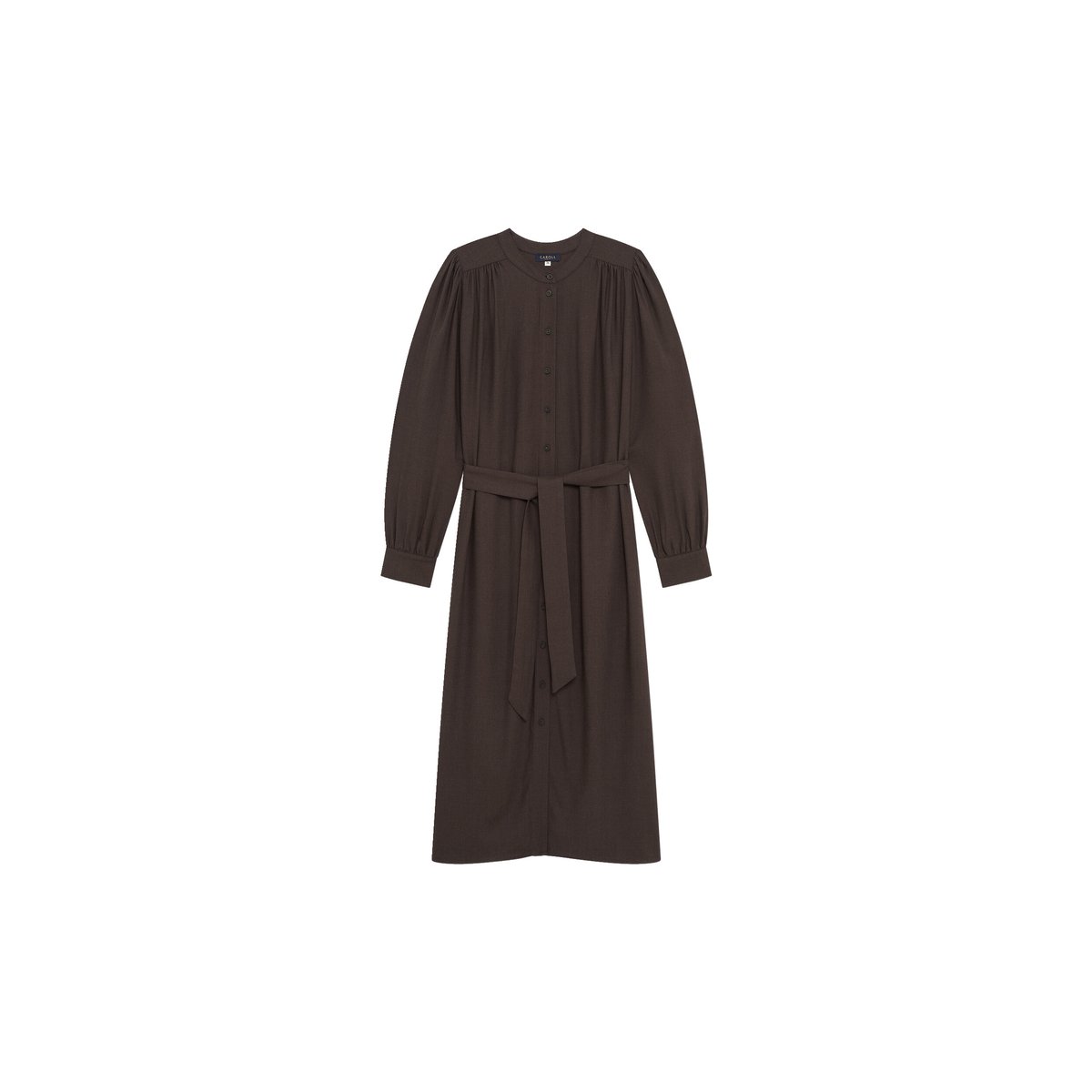 Robe élégante RALESSIA marron, CAROLL