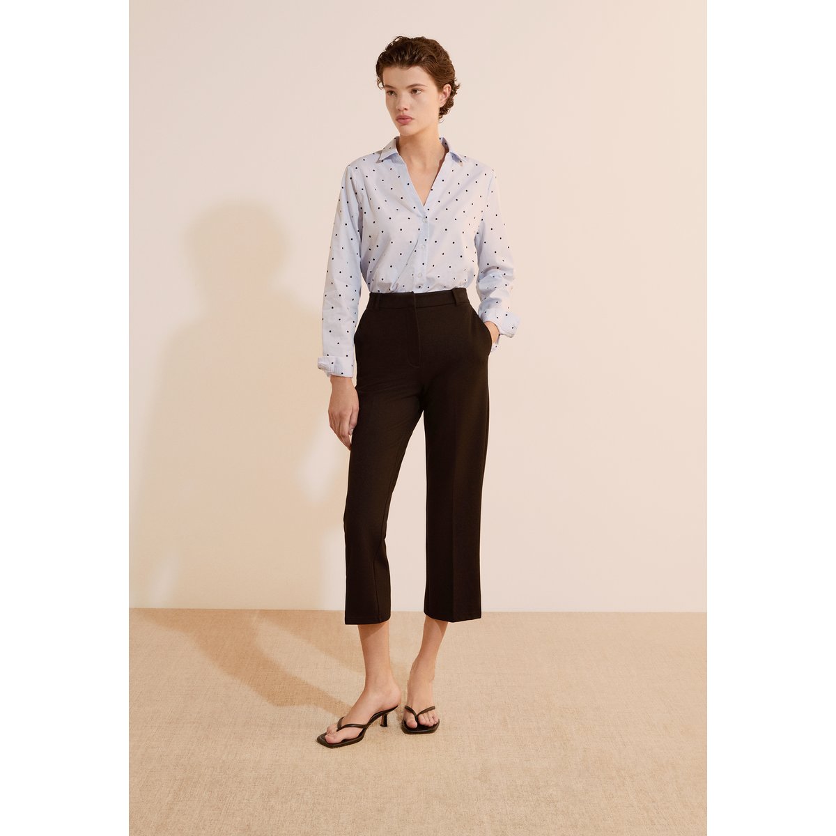 ETAM CHEMISE CABANA POIS - CHEMIS bleu ciel, ETAM