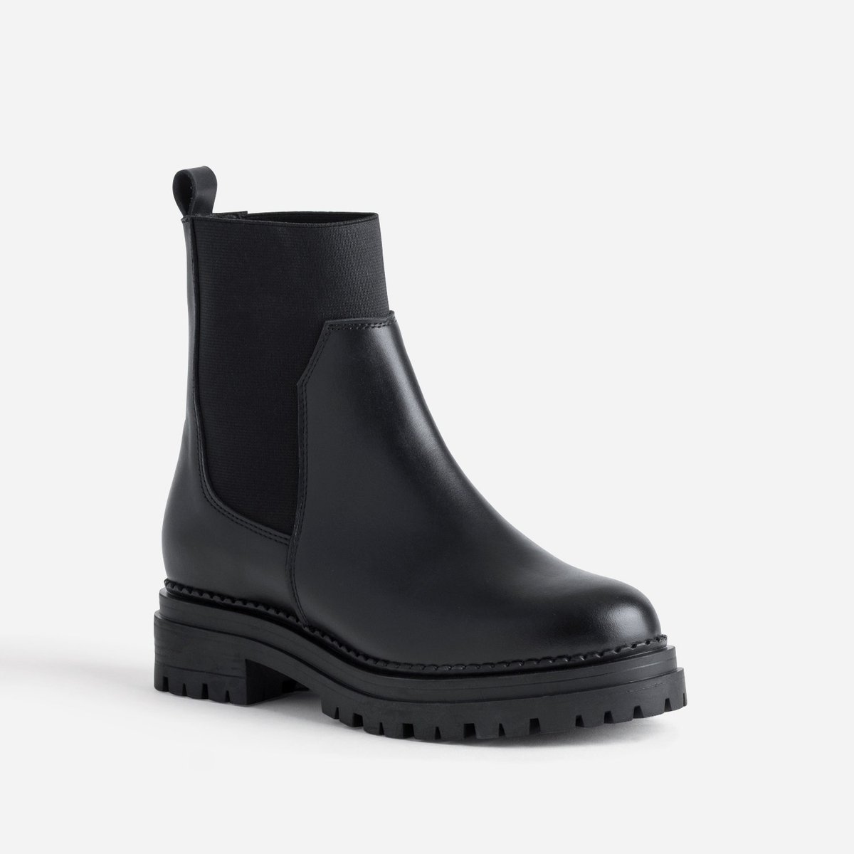 Boots en cuir POEY noir, ERAM
