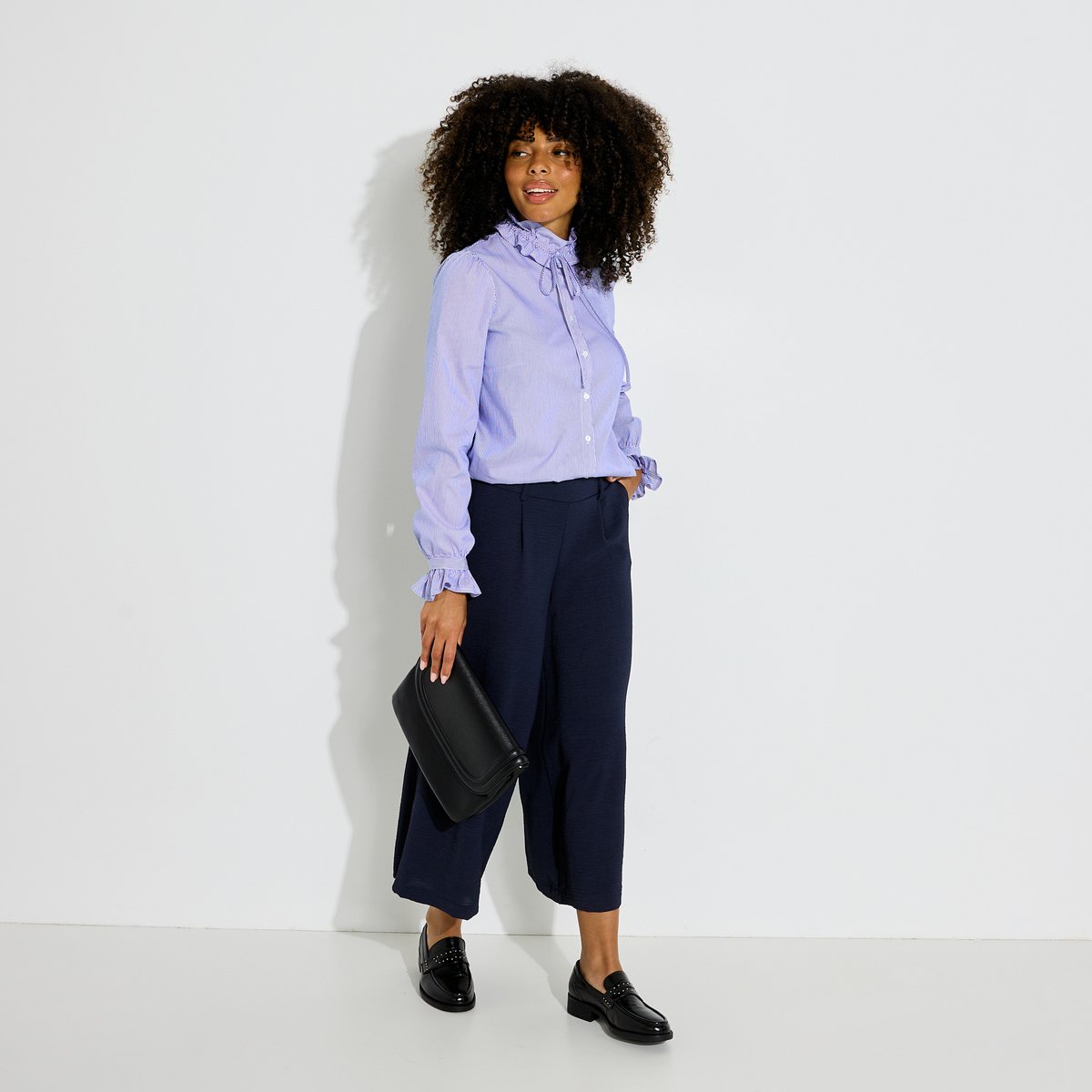 Chemise col et manches détachables bleu, GRAIN DE MALICE
