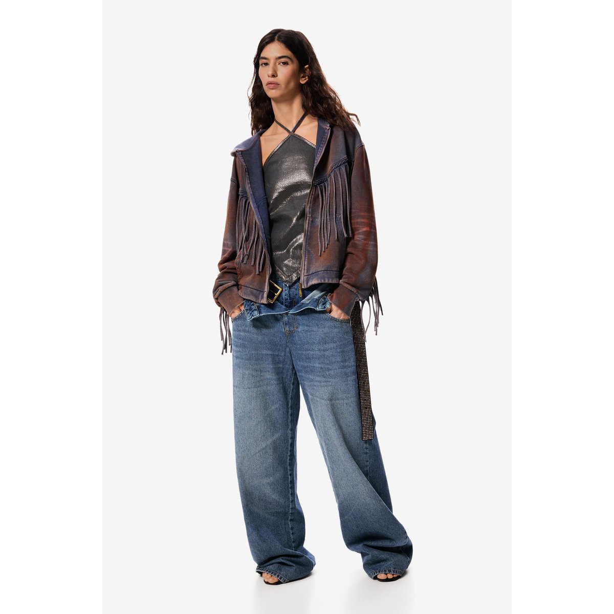 Sweat-shirt oversize Masha Popova bleu, DESIGUAL