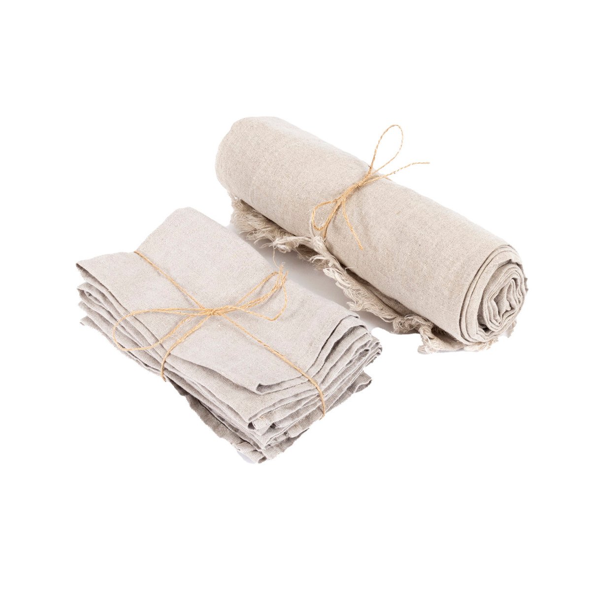 Nappe en lin LINEN beige, BAZAR BIZAR