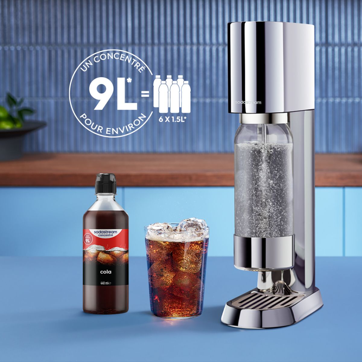 Concentré COLA 440ml couleur unique, SODASTREAM