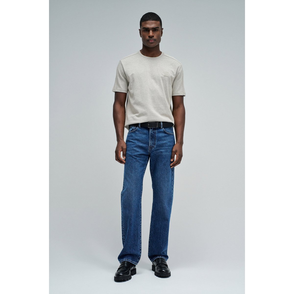 T-SHIRT AVEC BRANDING beige, SALSA JEANS
