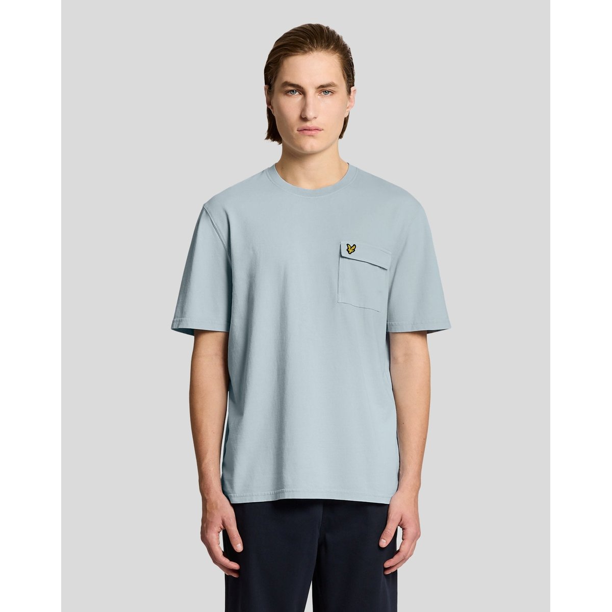 T-shirt poche cargo bleu opale, LYLE & SCOTT