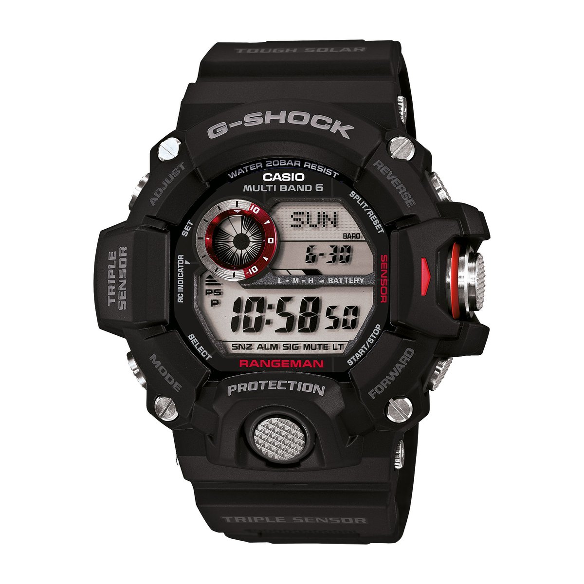 Montre Digital MASTER OF G noir noir noir, G-SHOCK