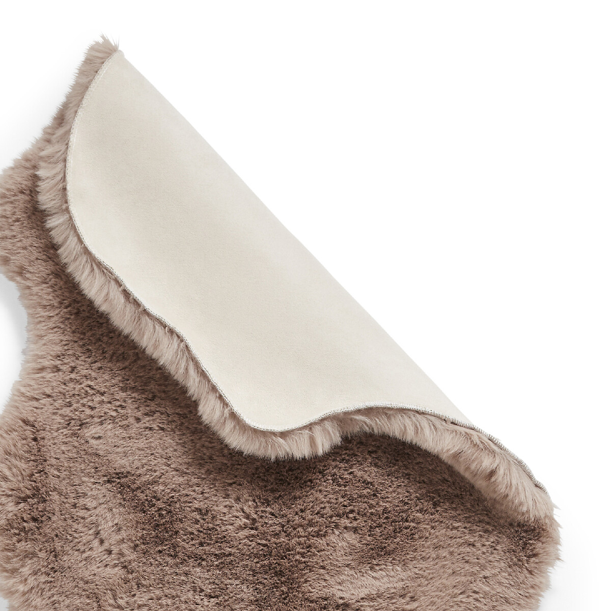 Teddy Soft Faux Single Sheepskin Rug 60x90cm mink, SO'HOME
