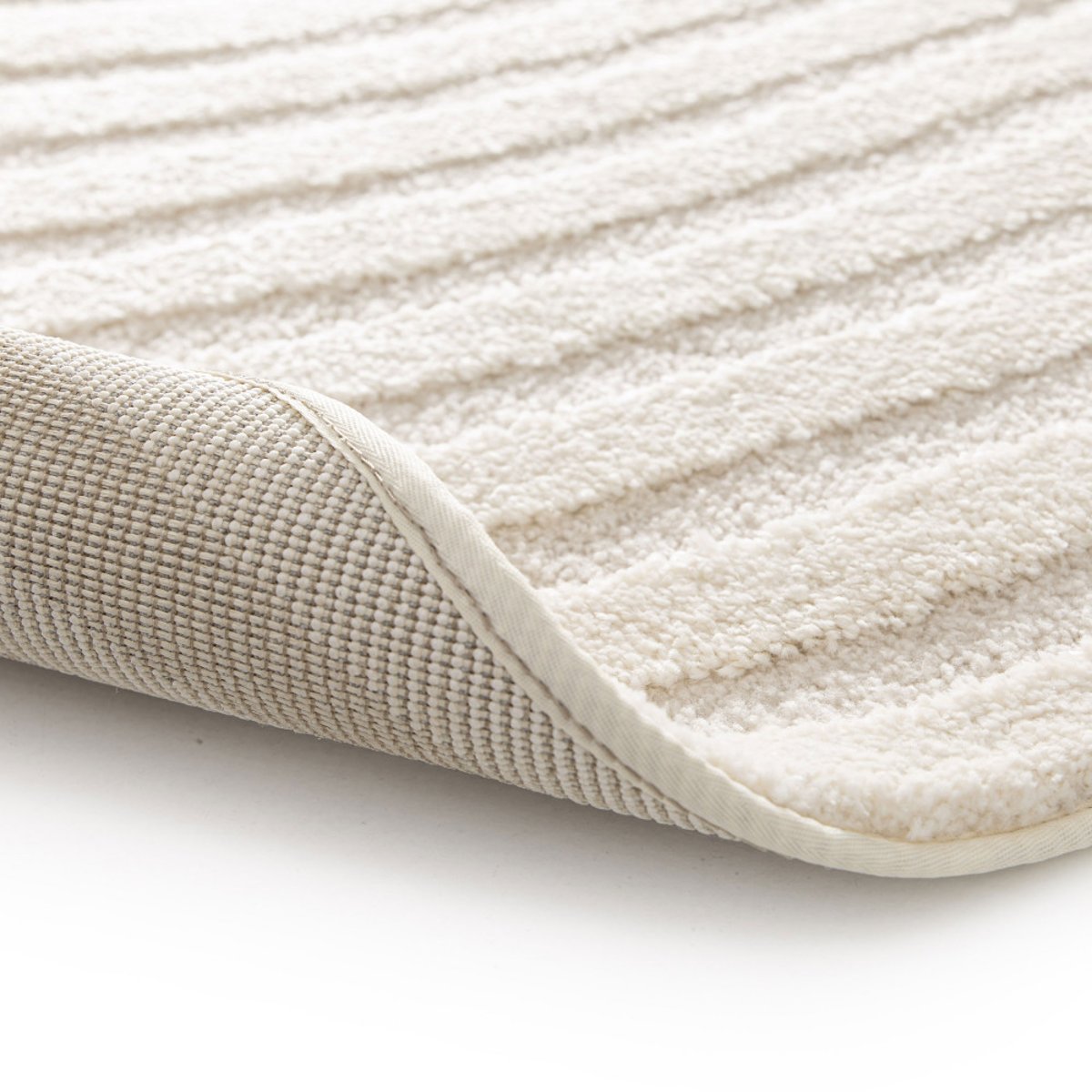 Tapis contemporain de forme organique- GELATO écru, DRAWER