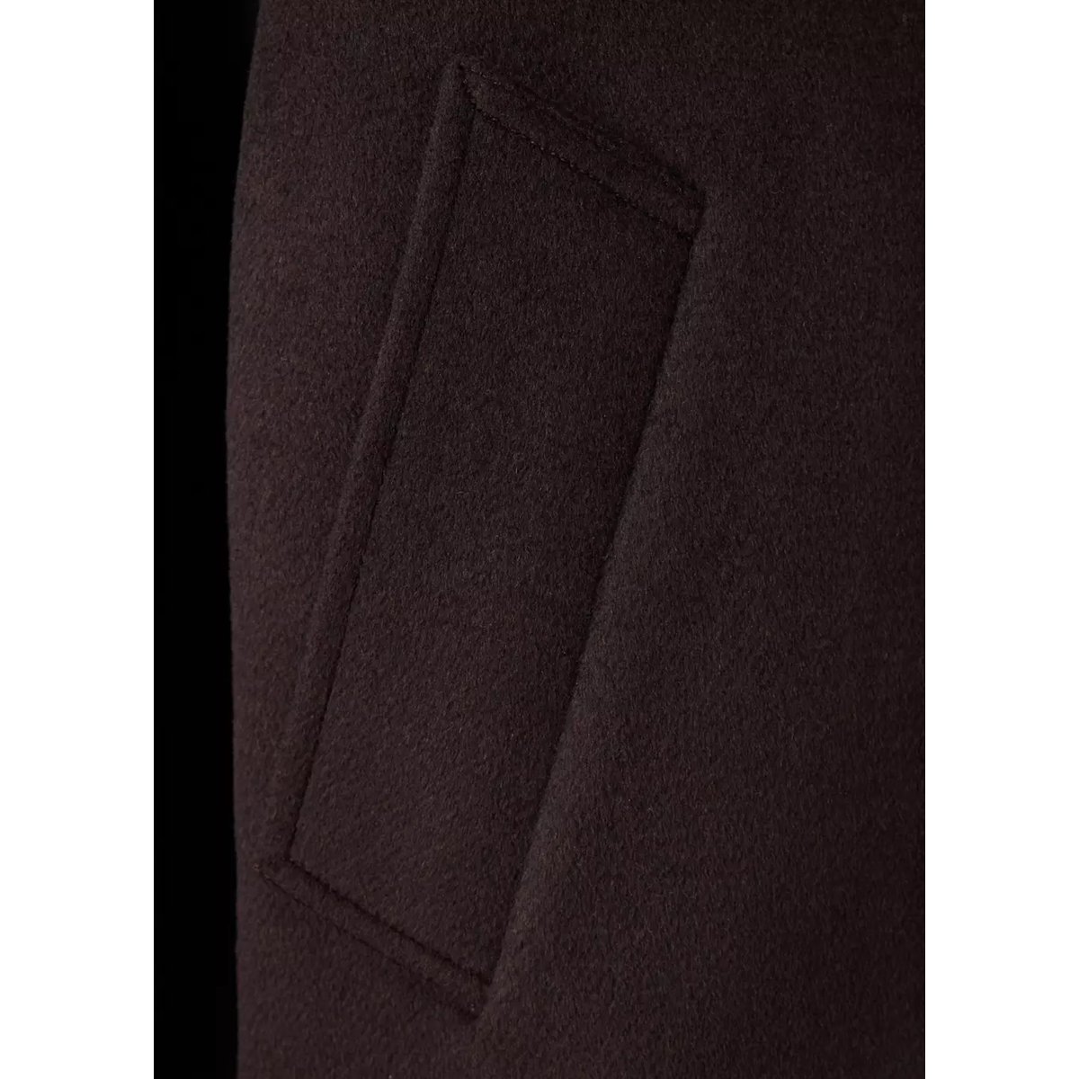 Veste bomber laine chocolat, MANGO