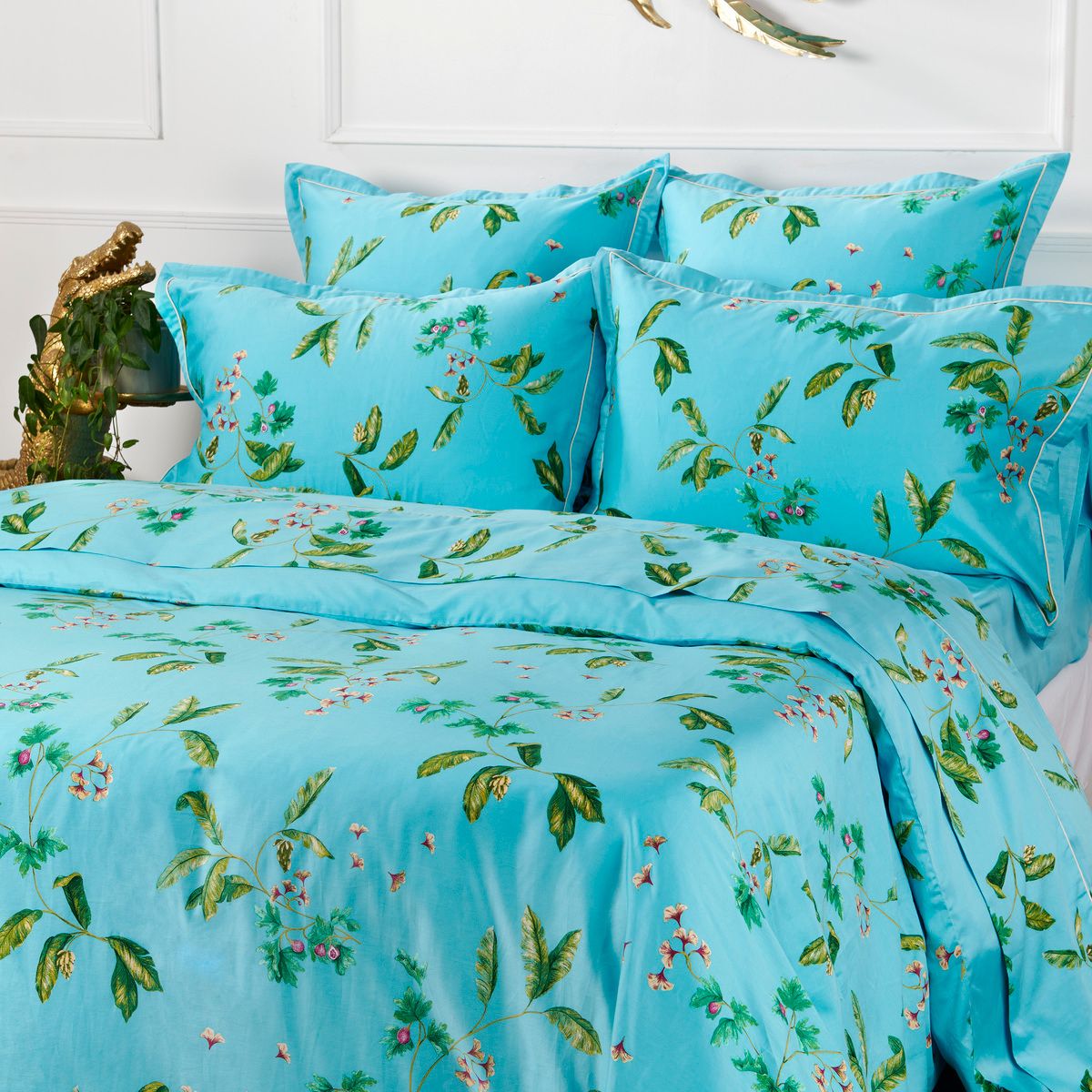 Taie D'oreiller Satin De Coton - GRACE motifs, TRADITION DES VOSGES