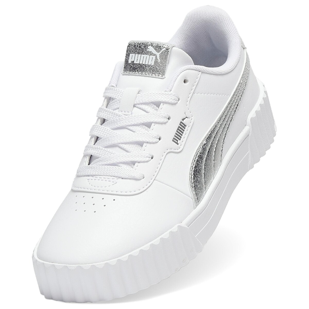 Sneakers Carina 3.0 Metallic Whisper bianco/argento, PUMA