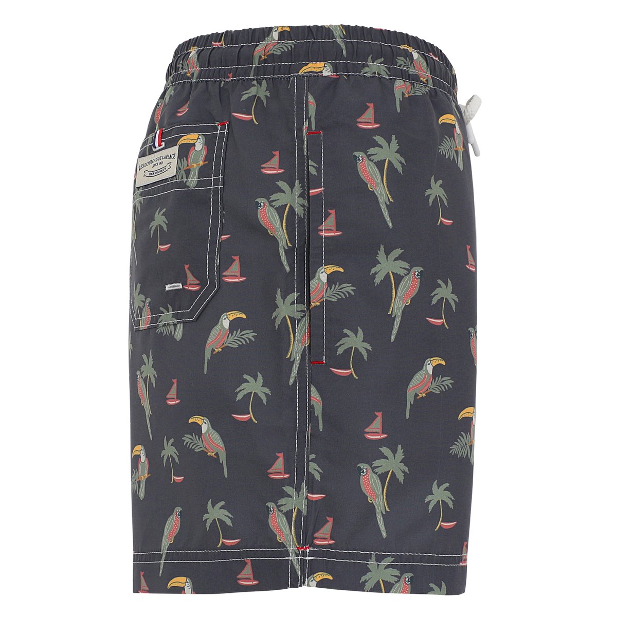 Short de bain MONTAUK 2454 Parrot vert, LES LOULOUS DE LA PLAGE