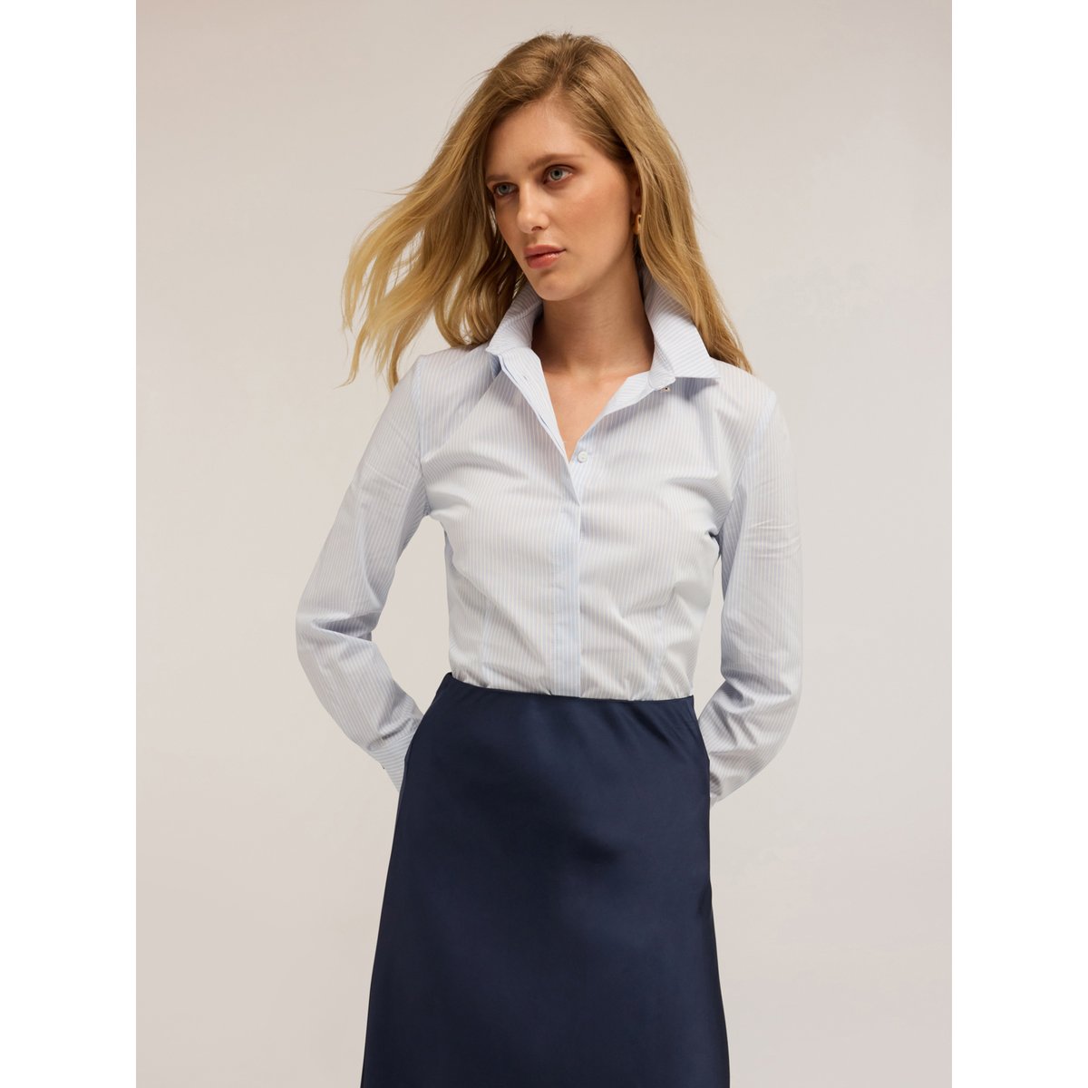 Chemise en popeline blanc, MOTIVI