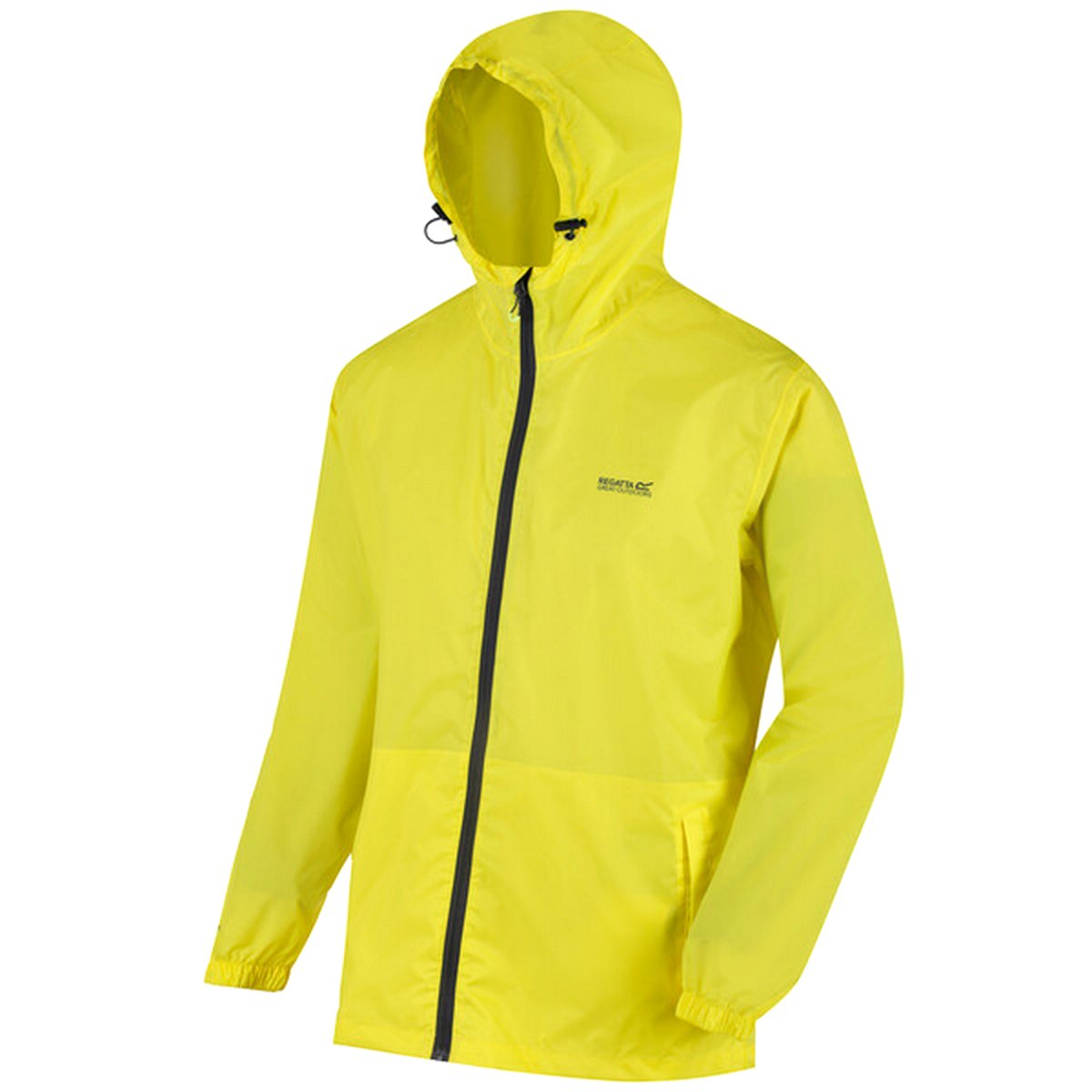 Veste imperméable unie à capuche PACK IT bleu clair, REGATTA