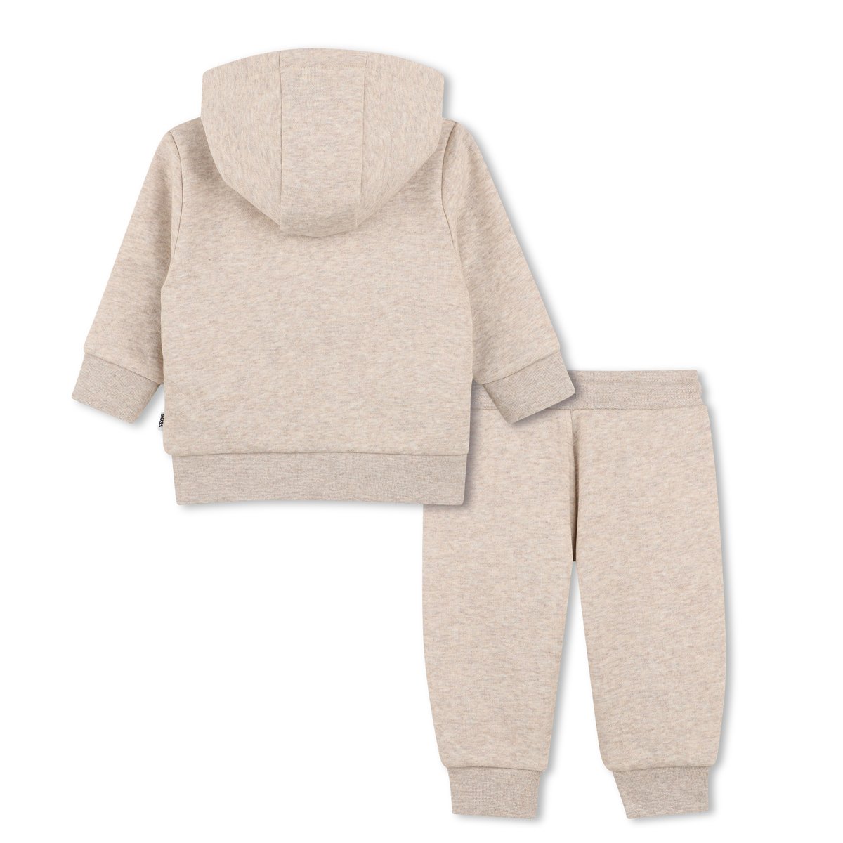 Ensemble cardigan et pantalon ecru chine, BOSS KIDSWEAR