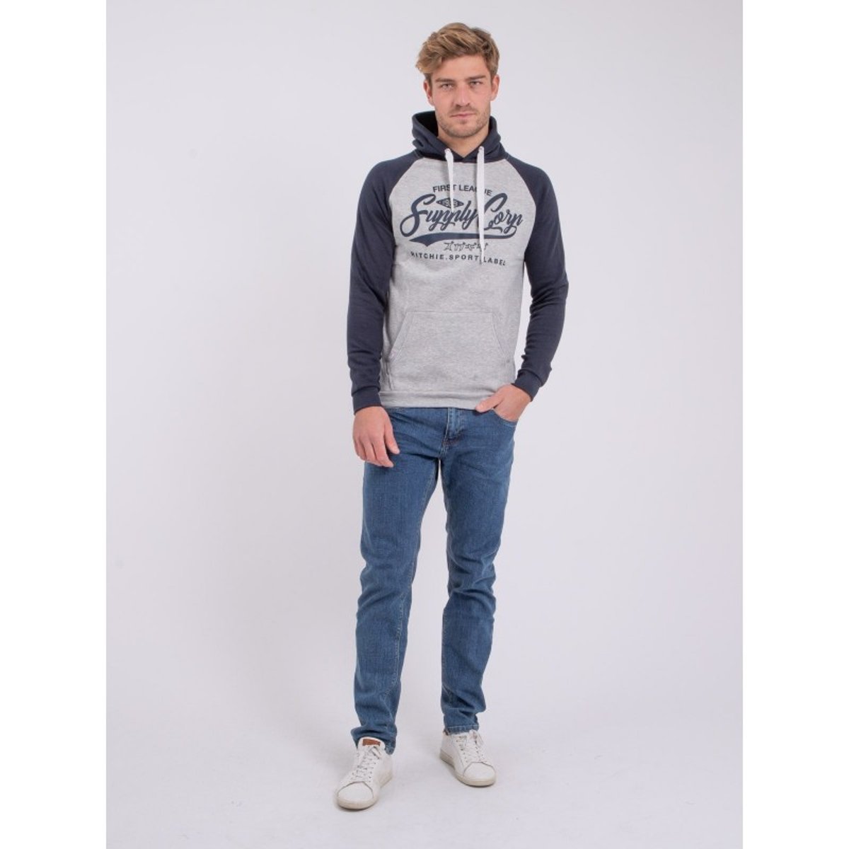 Sweat Capuche Wandy bleu marine, RITCHIE