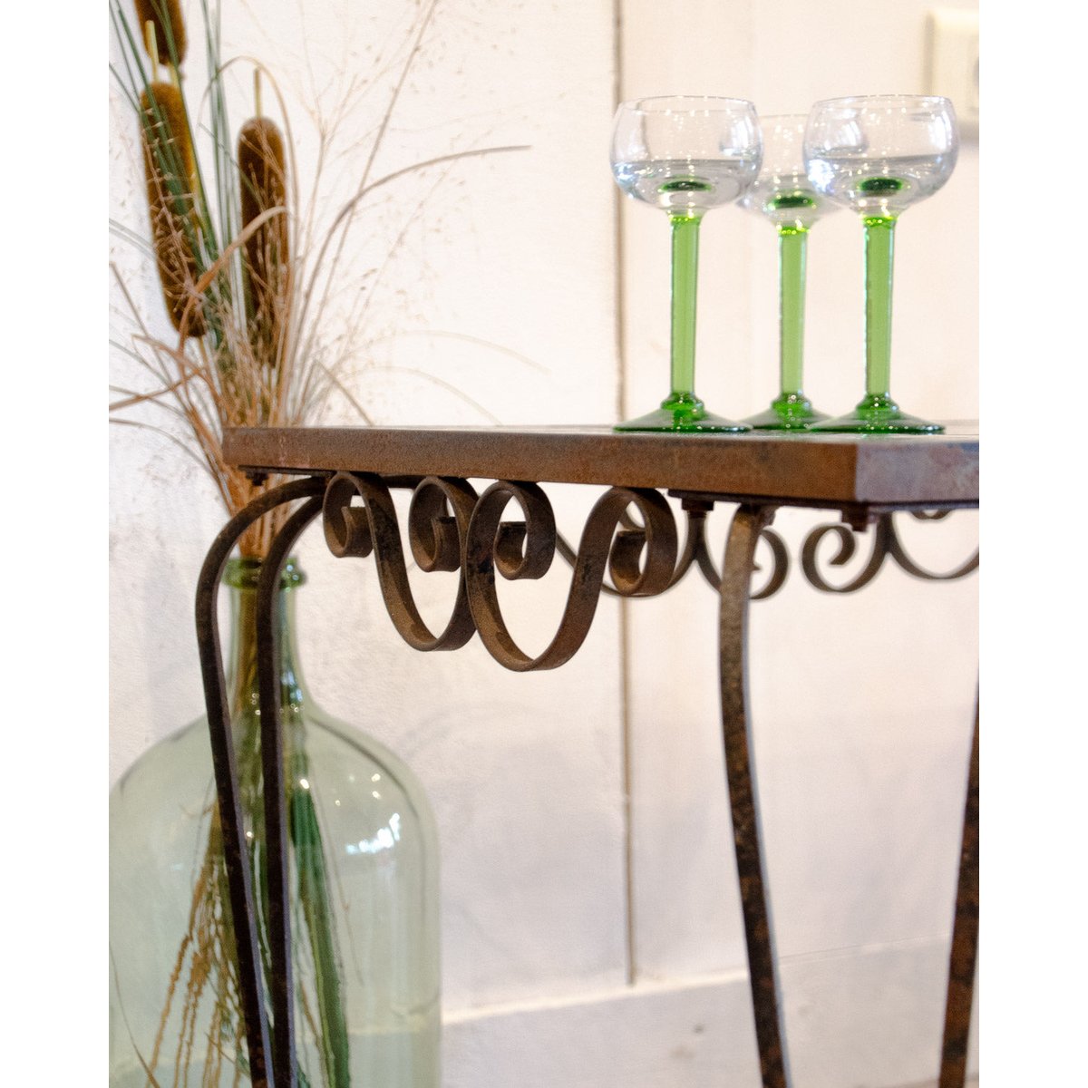 Table basse en céramique Vallauris Donna N°991 - Bon état noir, DEBONGOUT