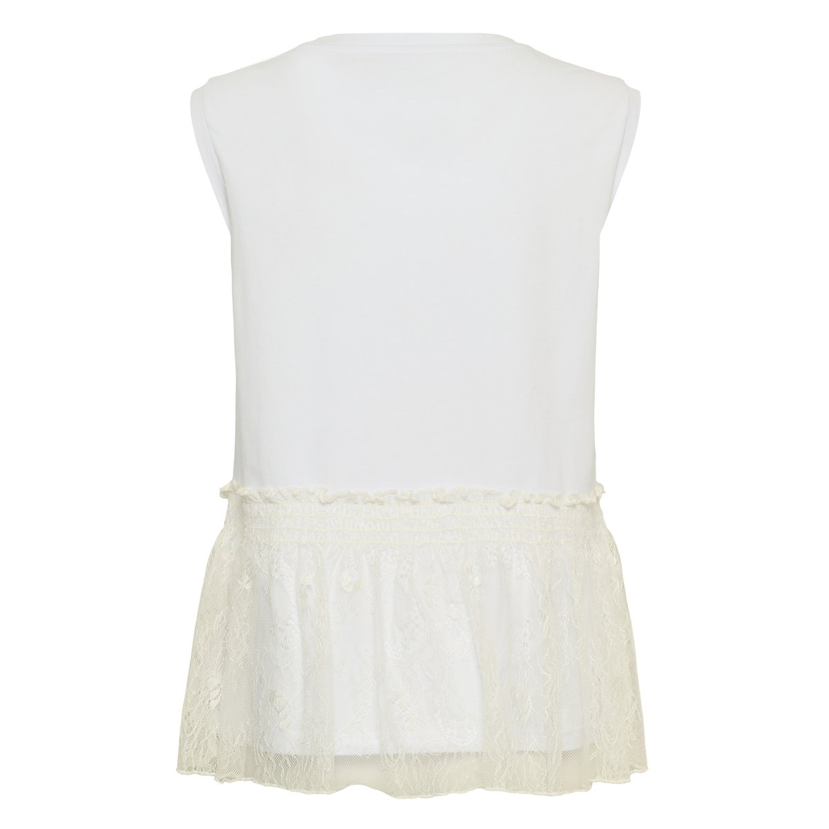 Blouse sans manches blanc spring gardenia, CULTURE