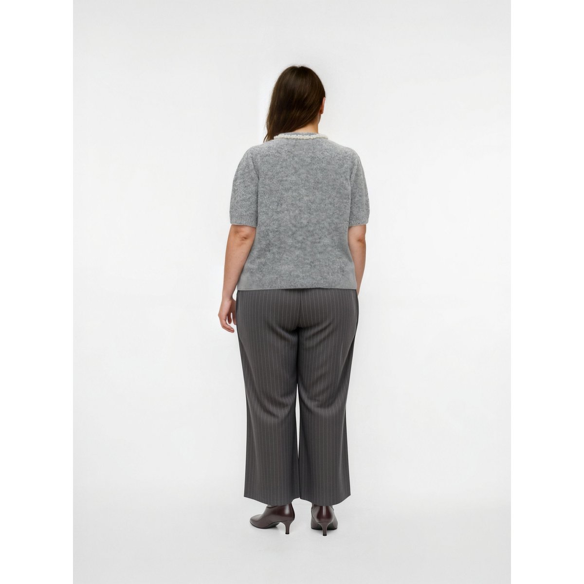 Pantalon dark grey melange, VERO MODA