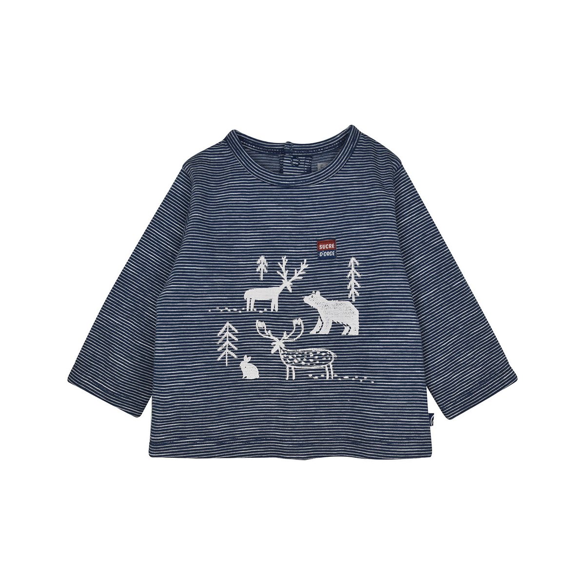 Ensemble tshirt pantalon cardigan pol bleu, SUCRE D'ORGE