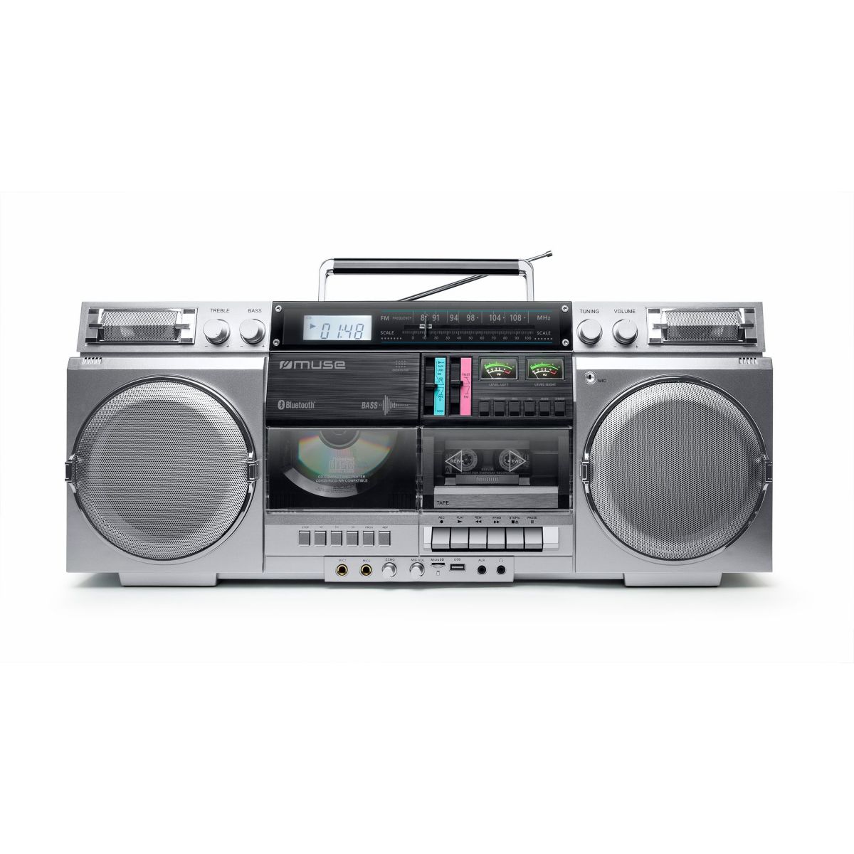 Radio CD M-380 GBS gris, MUSE