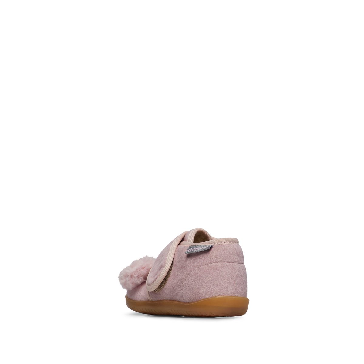 Pantoufles en tissu BIDAIM rose, NATURINO