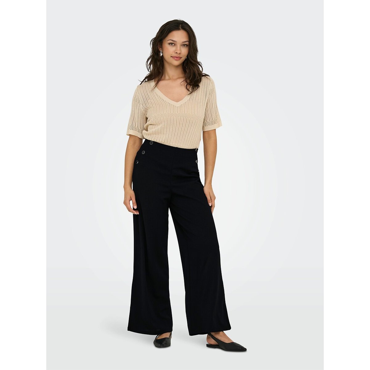 Pantalon large noir, JDY