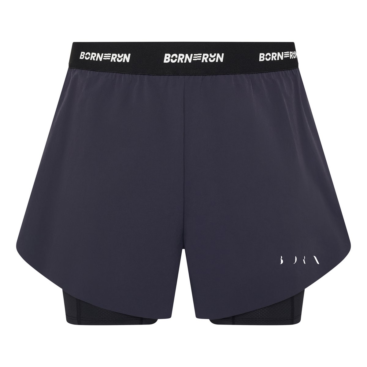 Short de sport Homme Running KINETIC bleu, BORN