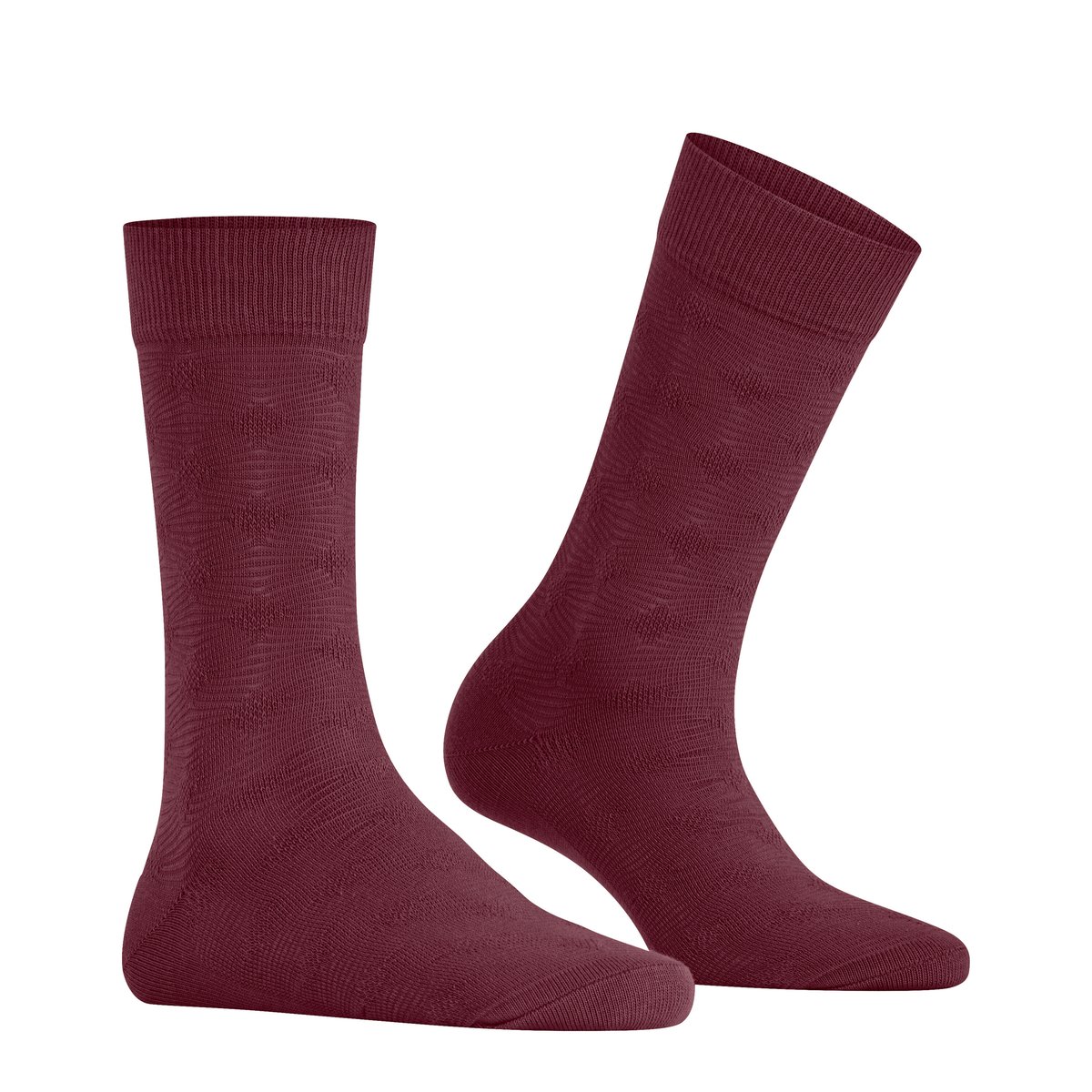 Chaussettes Structured Dot Opaque rouge, BURLINGTON