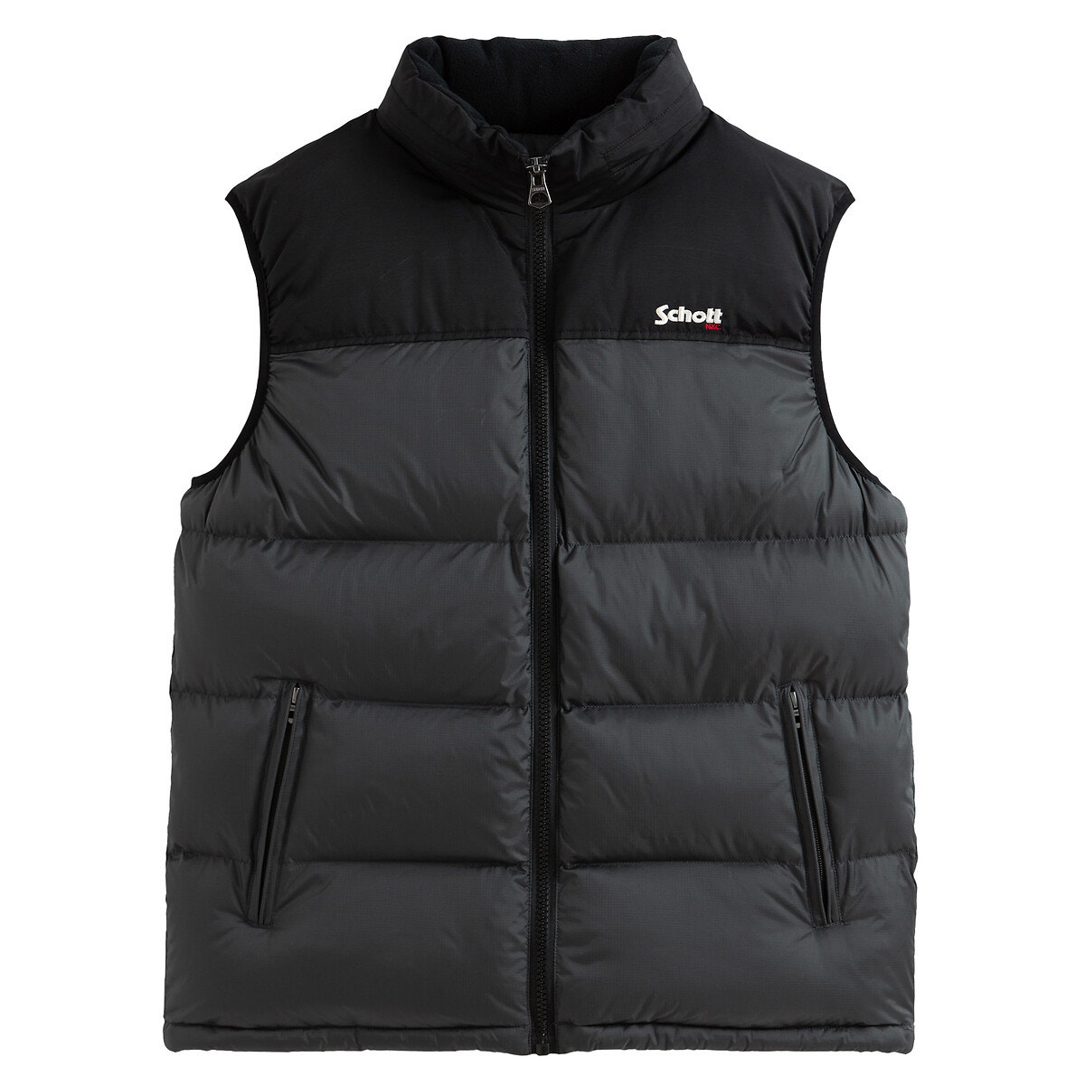 Doudoune sans manches bi-colore Utah V gris anthracite, SCHOTT