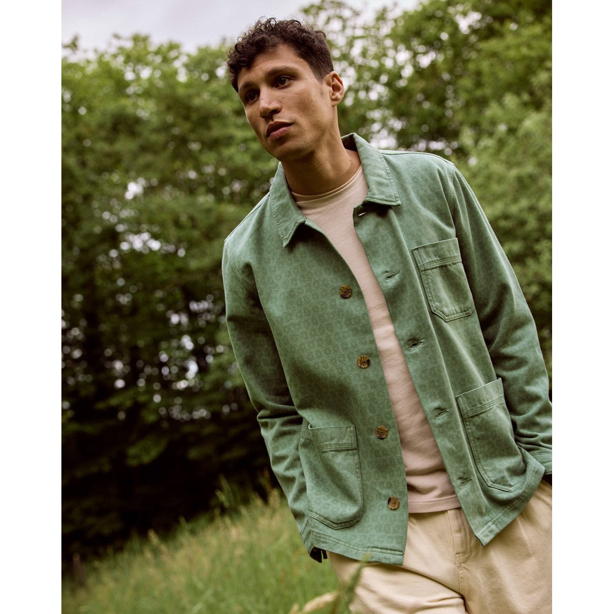 Veste LORGE vert sapin, FAGUO
