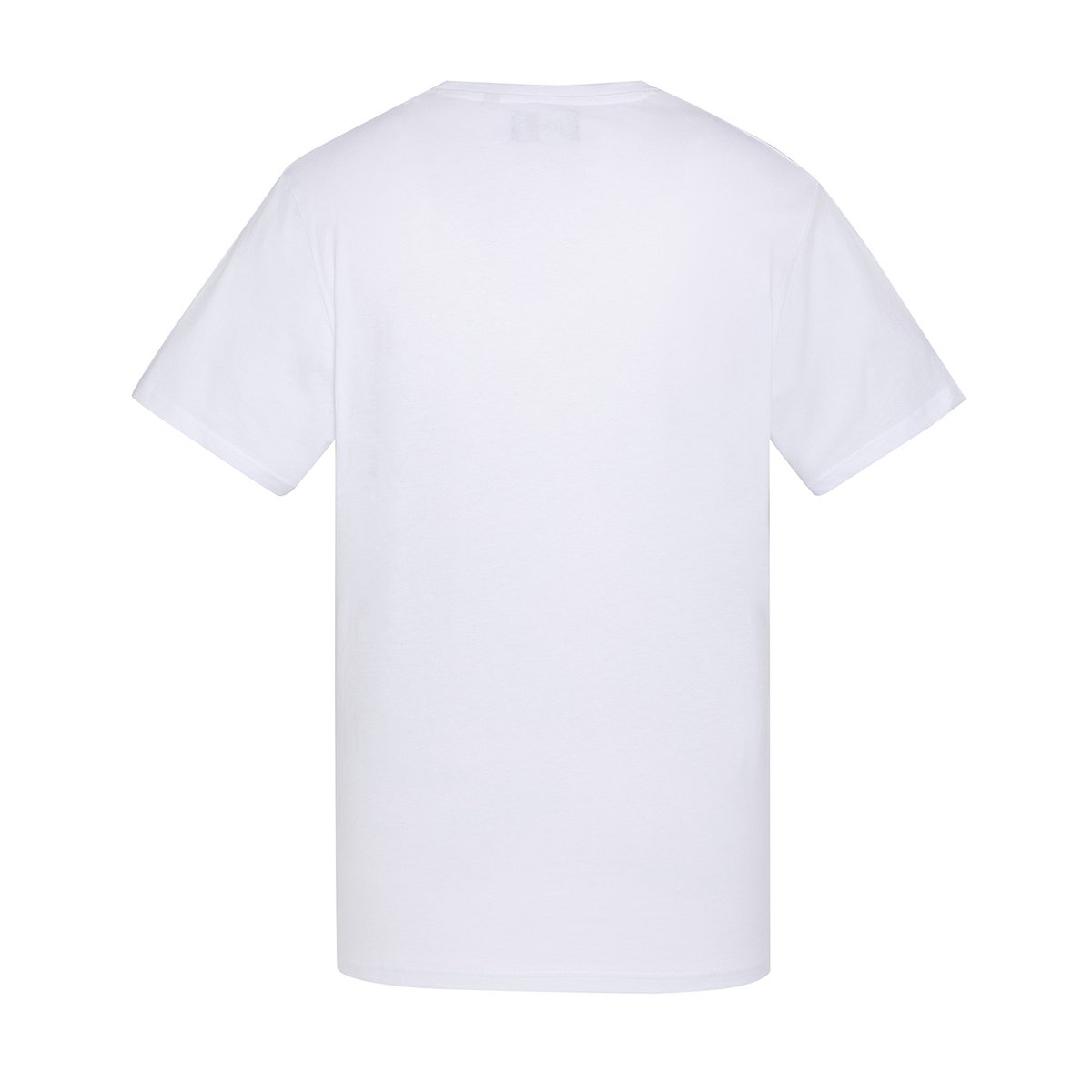 T-shirt brodé gris chiné blanc, SCHOTT