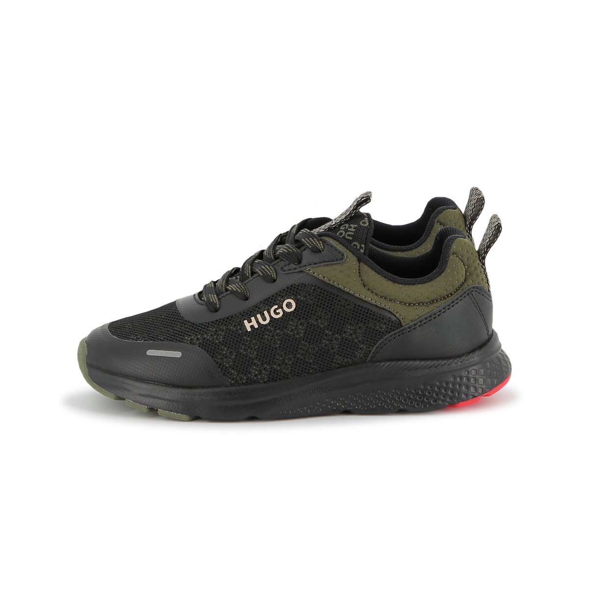 Sneakers in tessuto black, HUGO KIDSWEAR